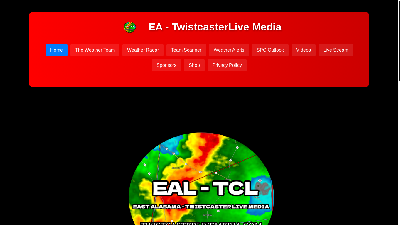 website screenshot of https://twistcasterlivemedia.com/