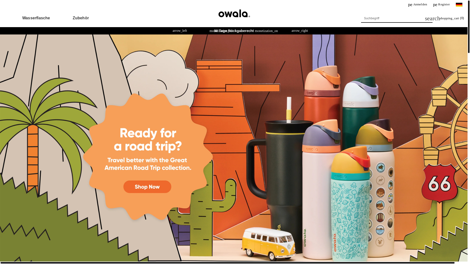 website screenshot of https://www.owalasale.de/