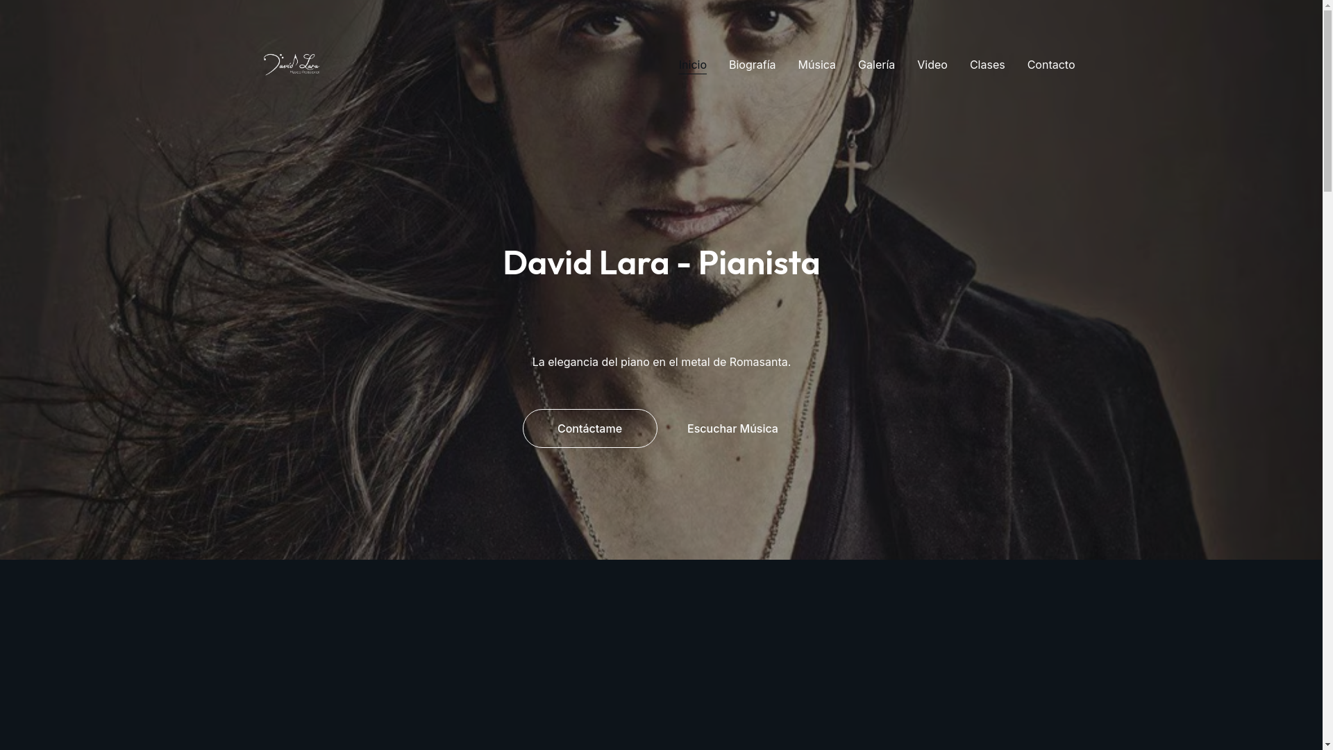 website screenshot of https://davidlarakeys.com/