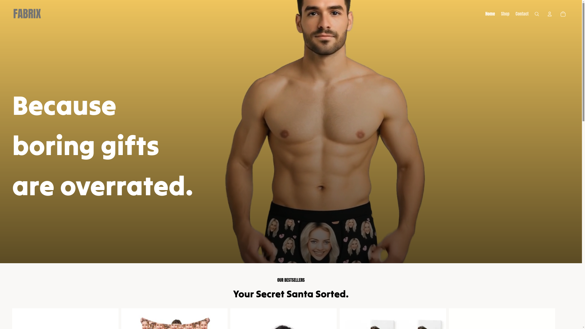 website screenshot of https://fabrix.co.nz/