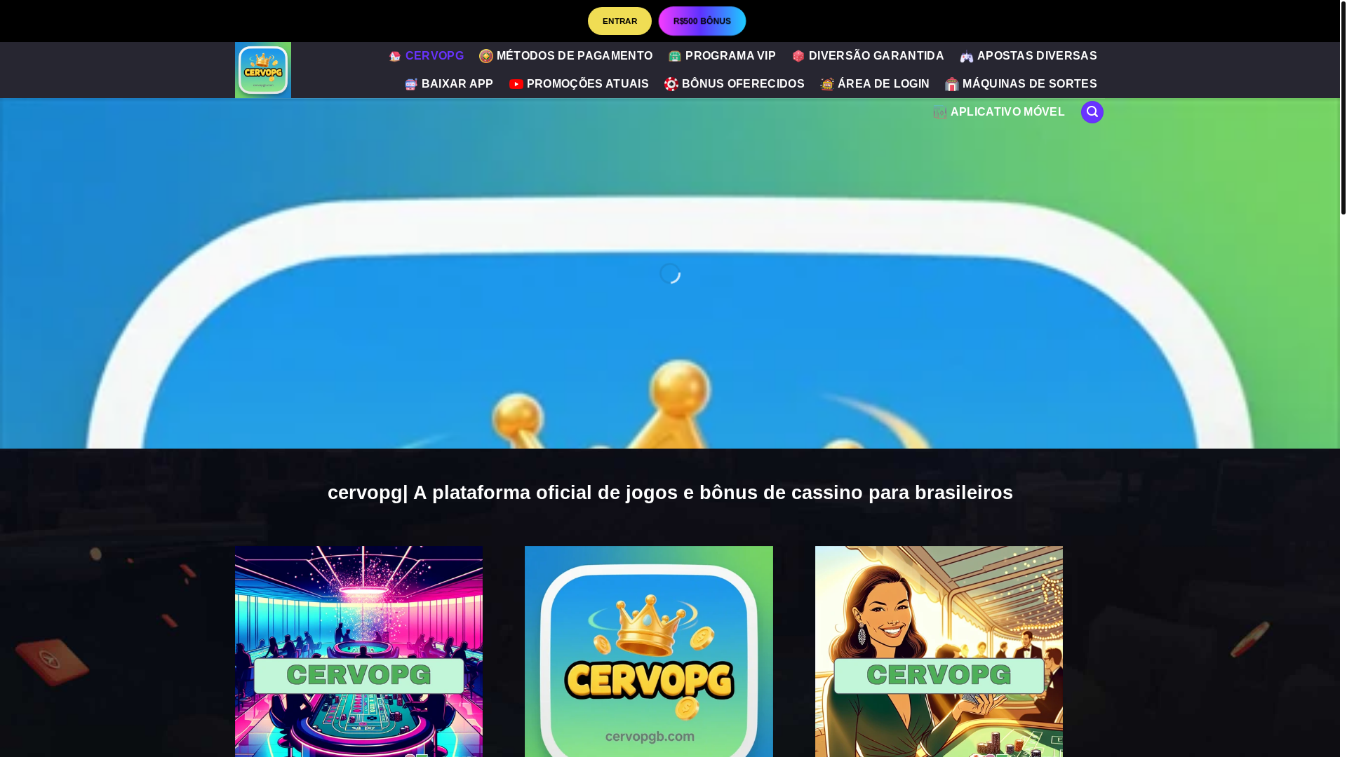 website screenshot of https://cervopgb.com/