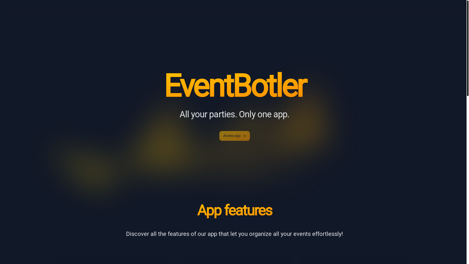 website screenshot of https://eventbotler-com.pages.dev/