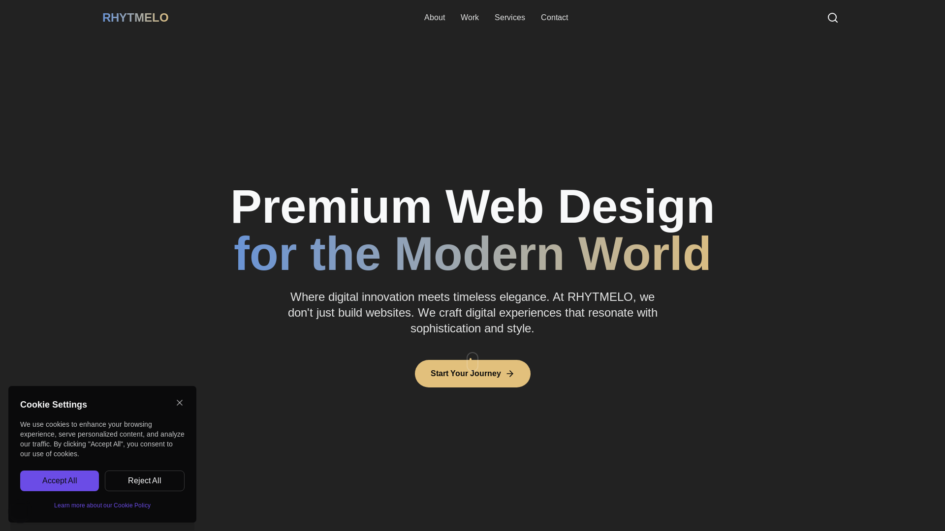 website screenshot of https://rhytmelo-wavy.pages.dev/