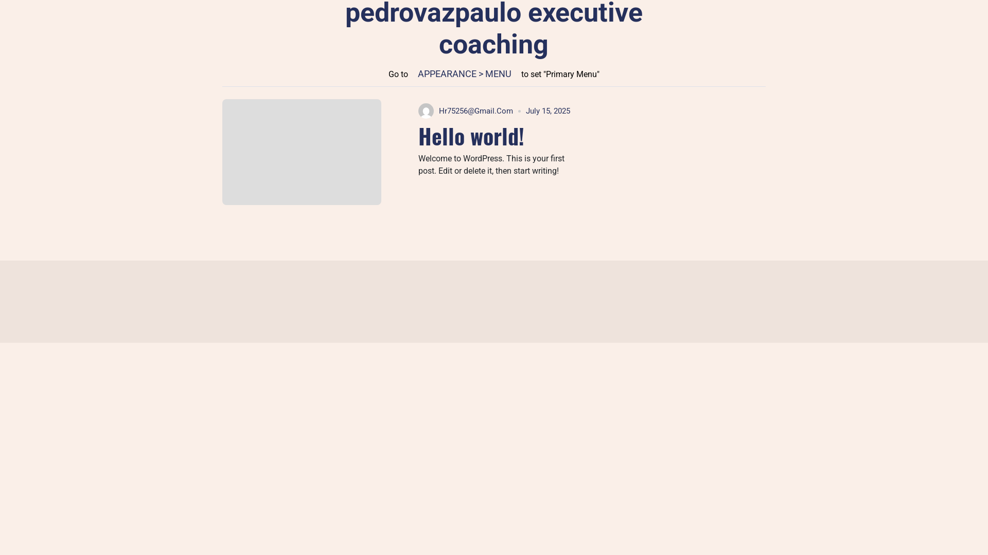 website screenshot of https://pedrovazpauloexecutivecoaching.com/