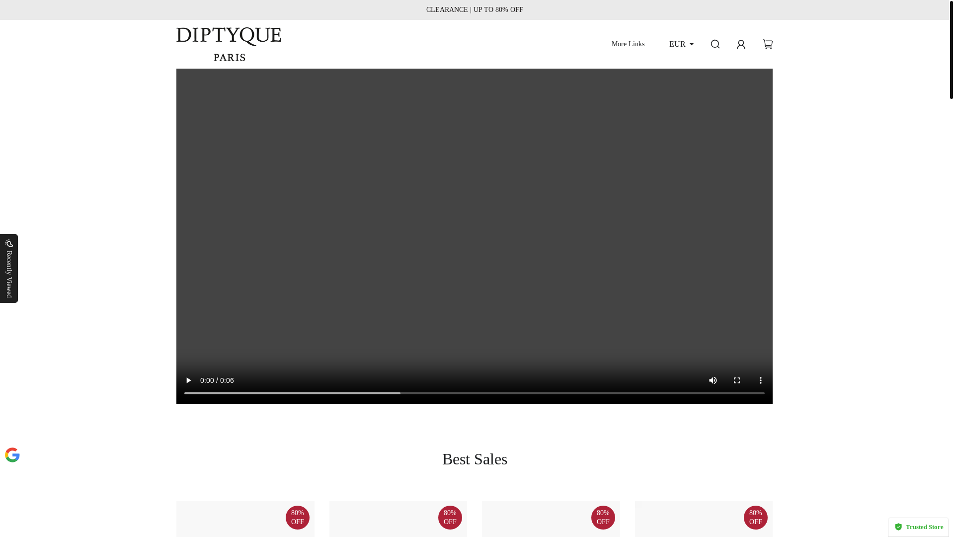 website screenshot of https://diptyqueparis.top/