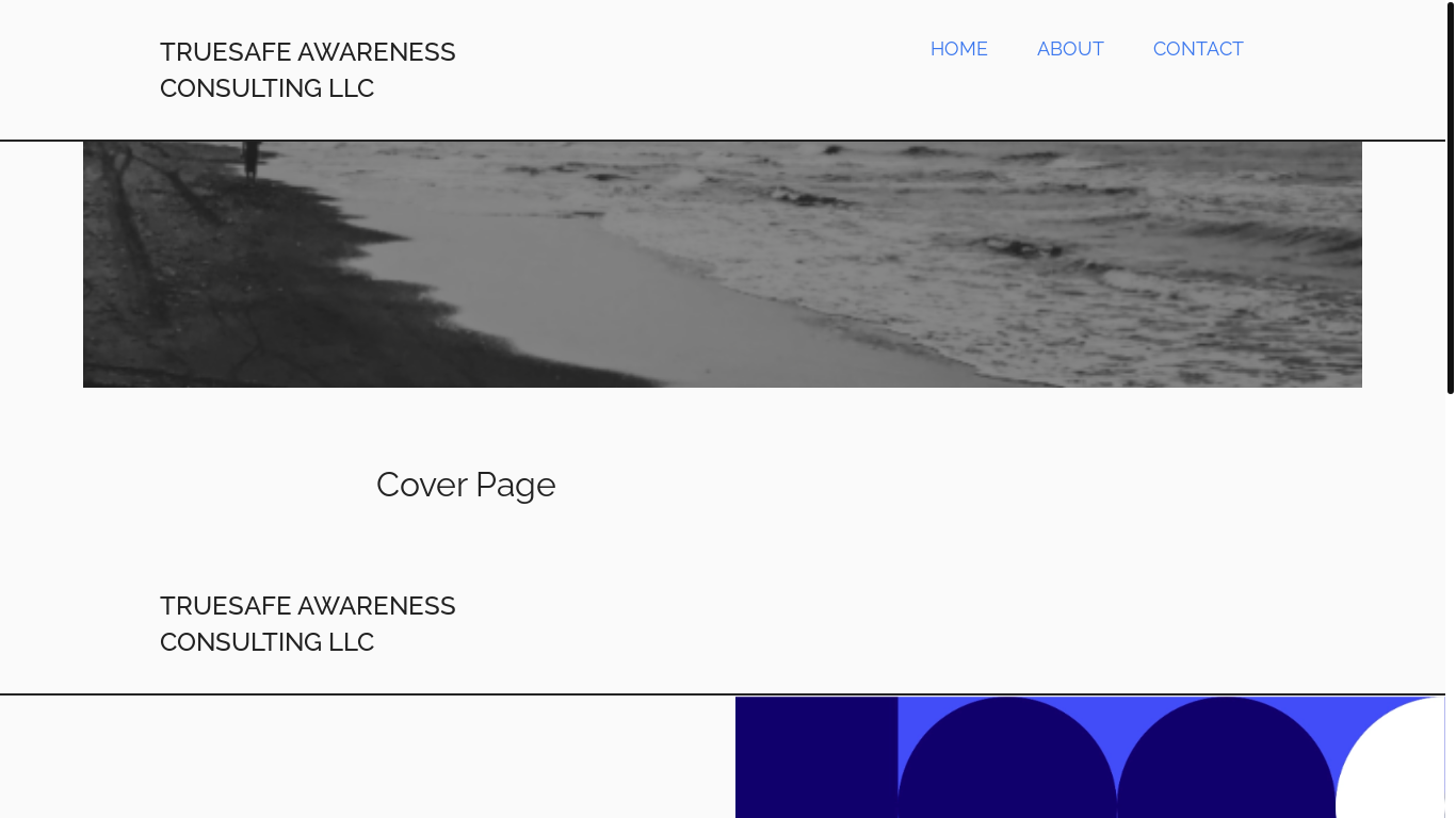 website screenshot of https://truesafeawareness.com/