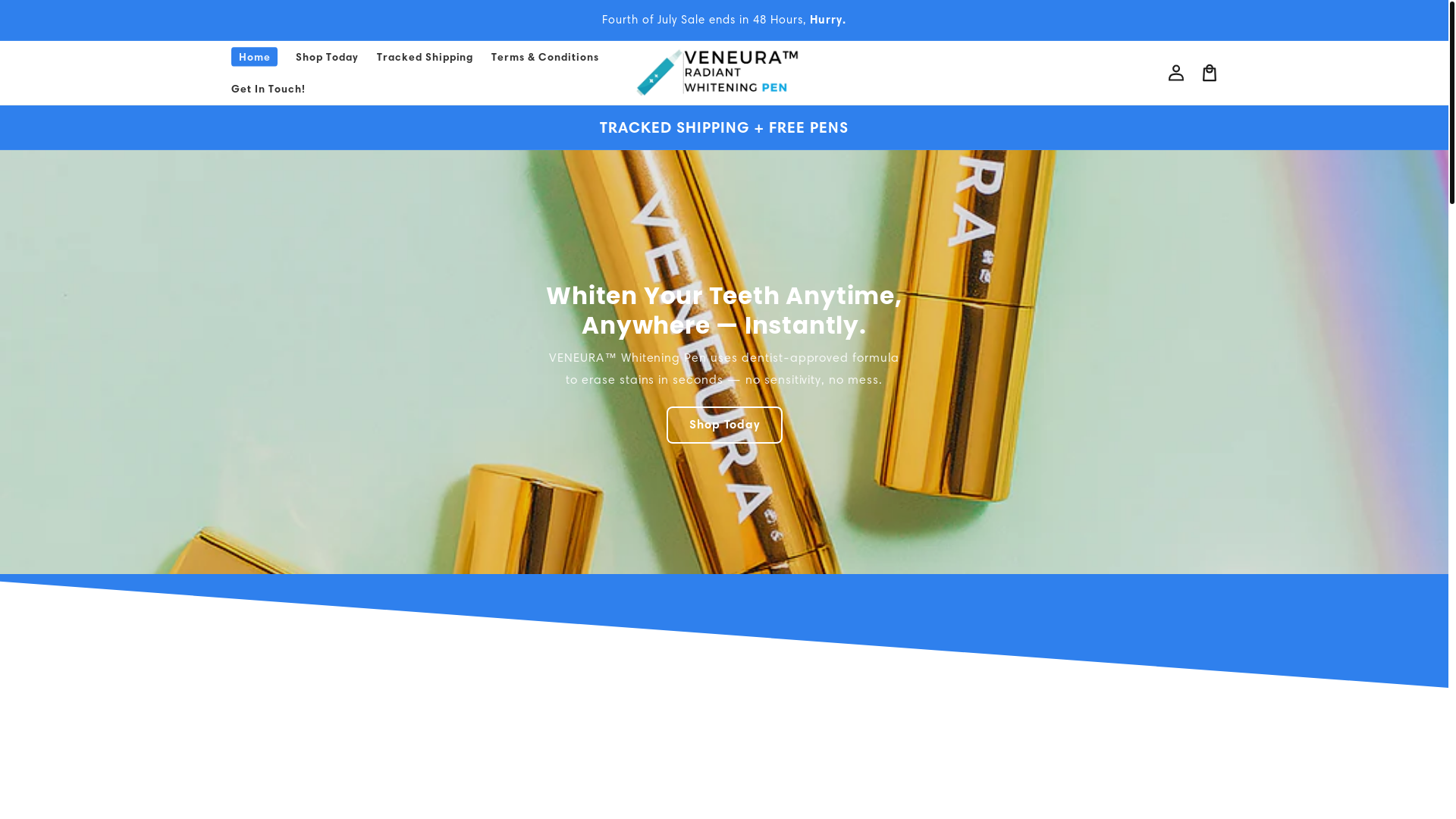 website screenshot of https://veneuratm.com/