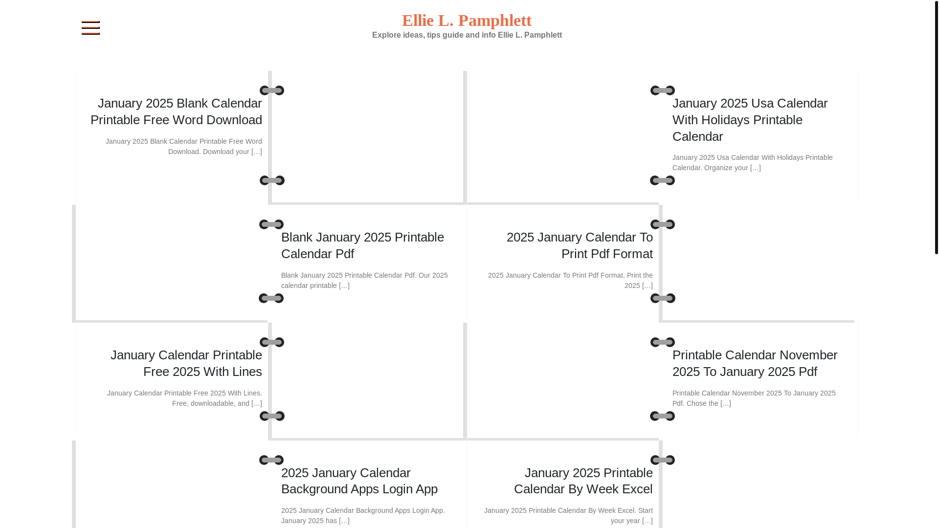 website screenshot of https://ellielpamphlett.pages.dev/