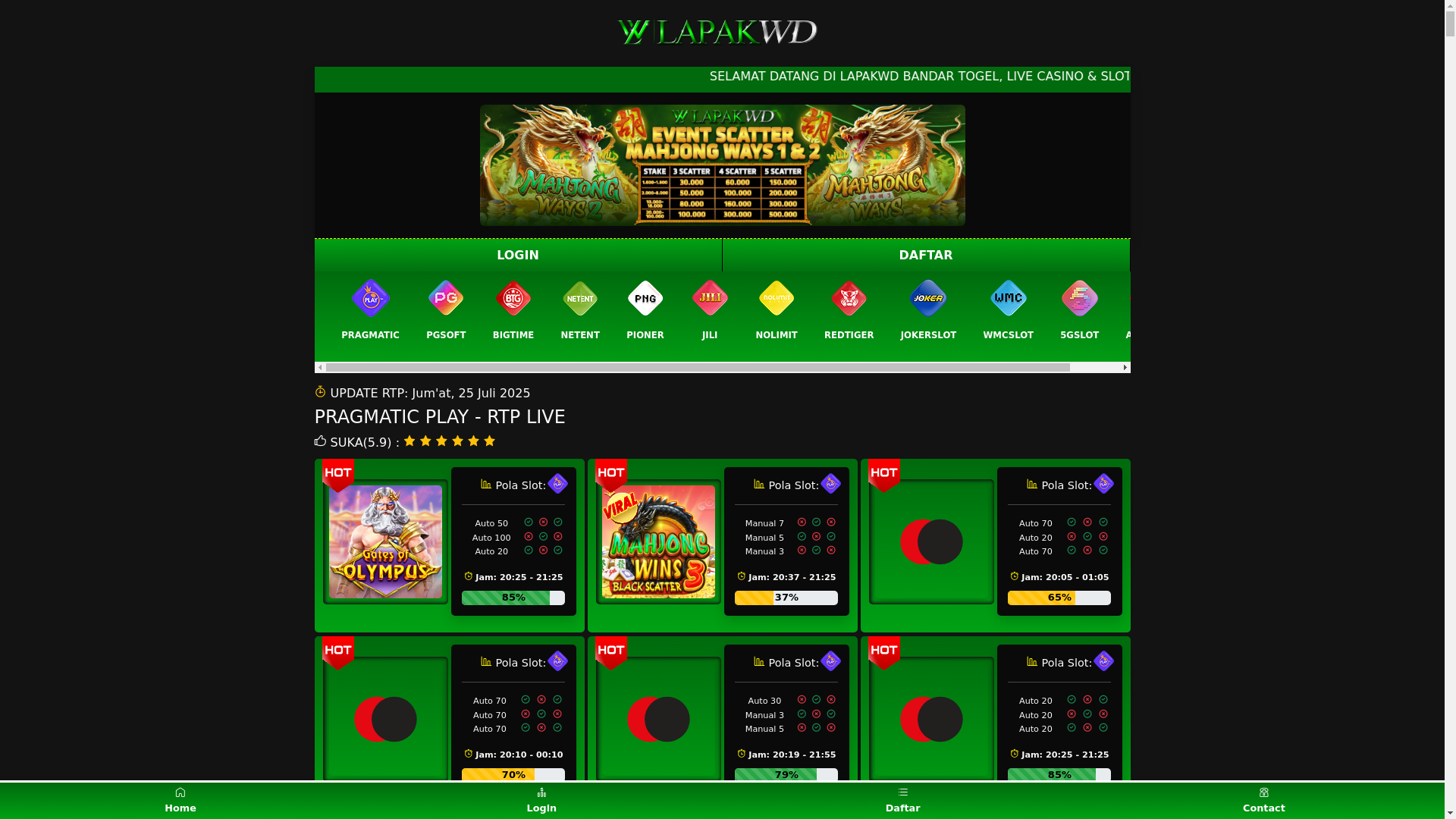 website screenshot of https://lapakwd-new-rtp-resmi.pages.dev/