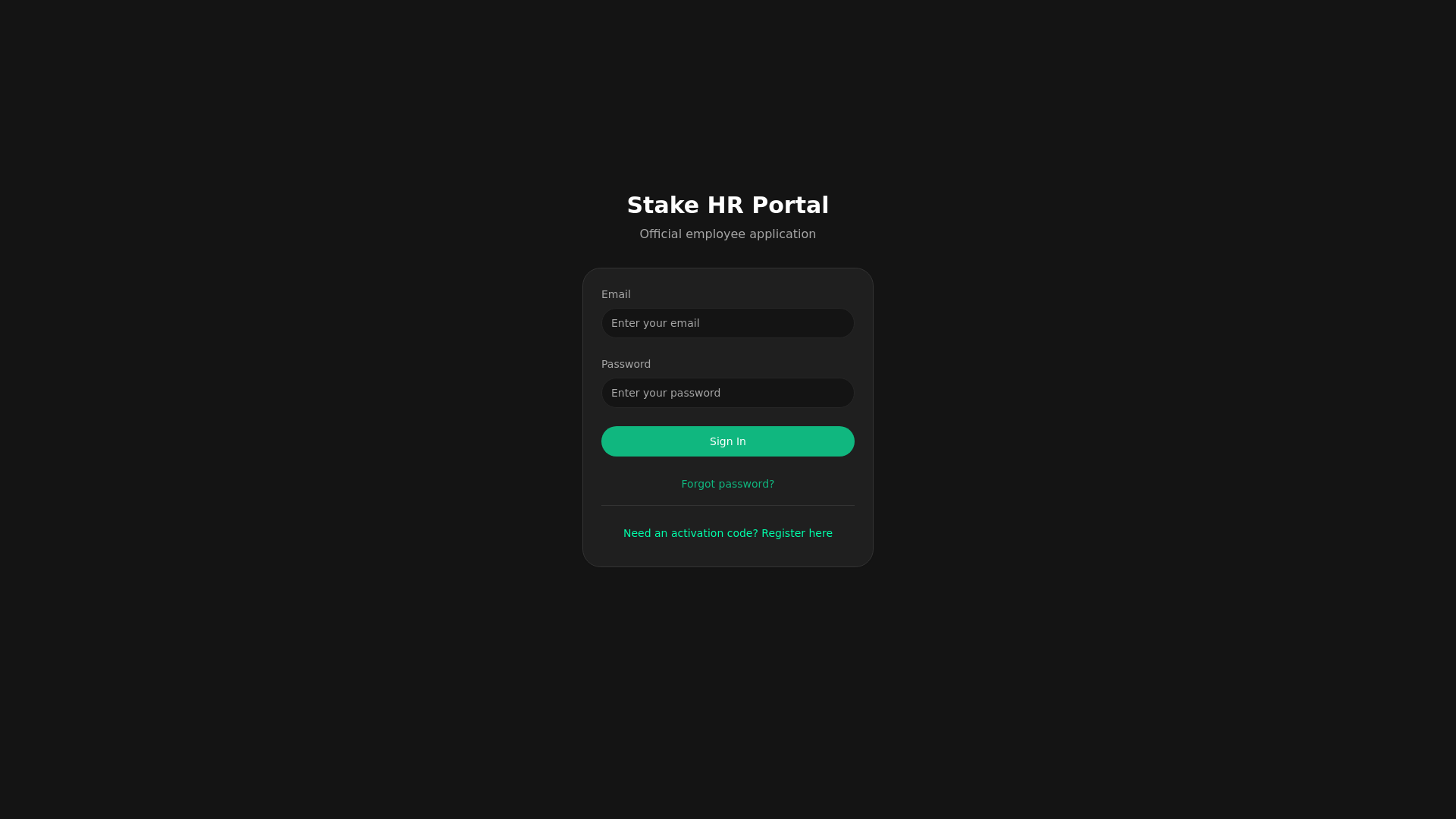website screenshot of https://hrstake.com/