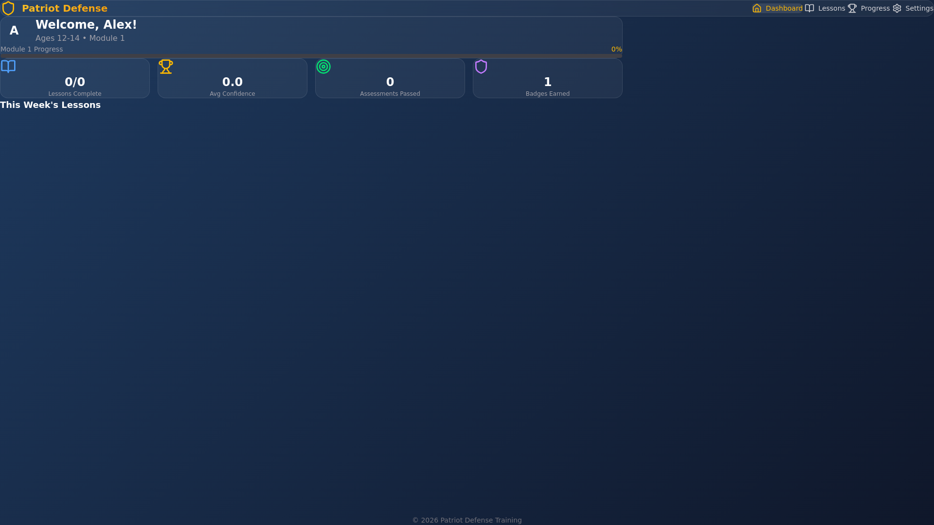 website screenshot of https://patriot-defense.pages.dev/