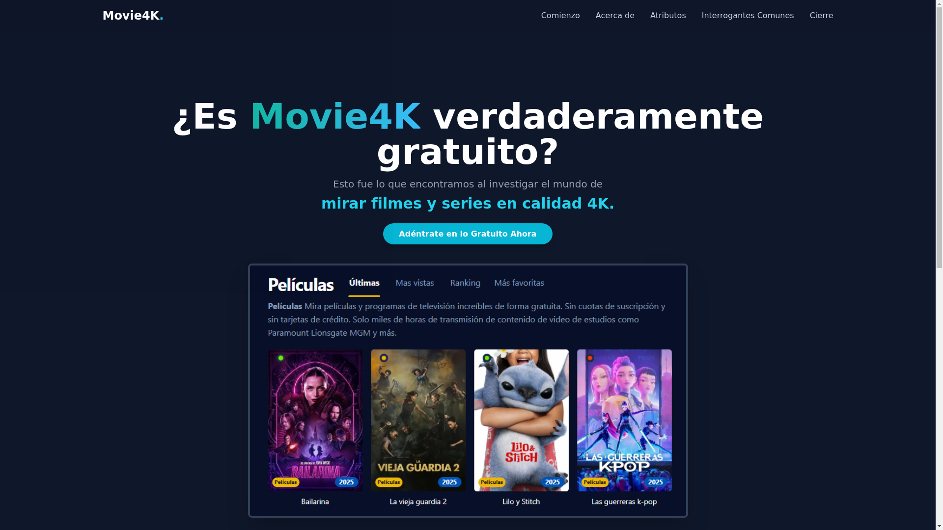 website screenshot of https://movie4k-skw3.pages.dev/