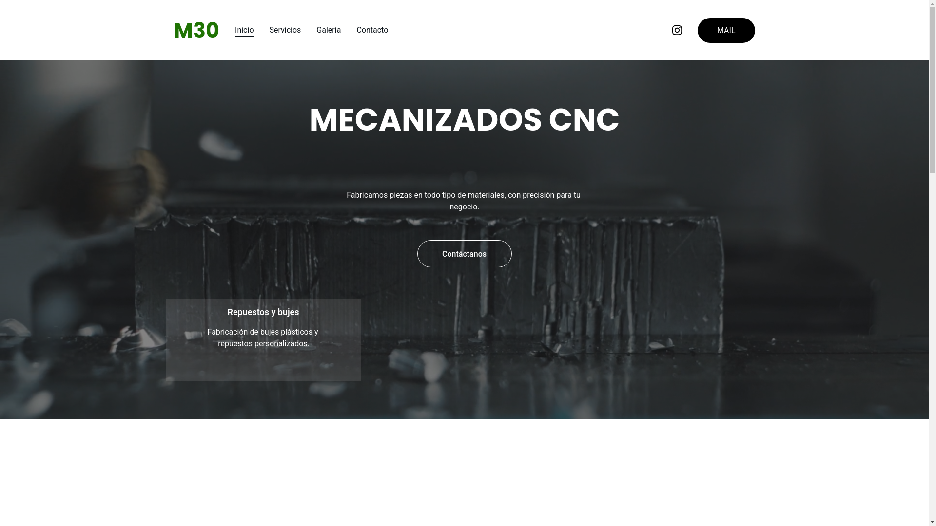 website screenshot of https://torneriacnc.com/