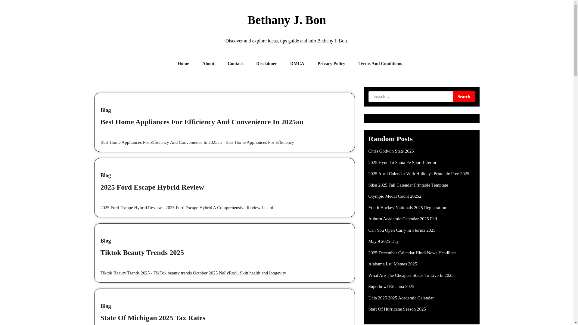 website screenshot of https://bethanyjbon.pages.dev/