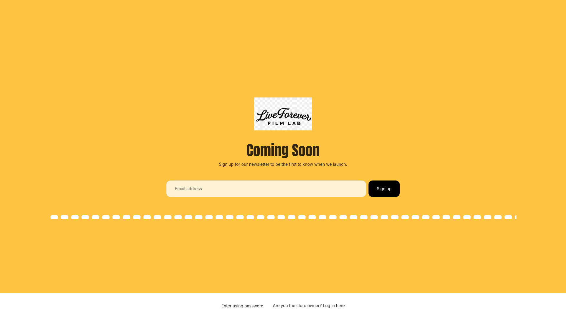 website screenshot of https://liveforeverlab.au/