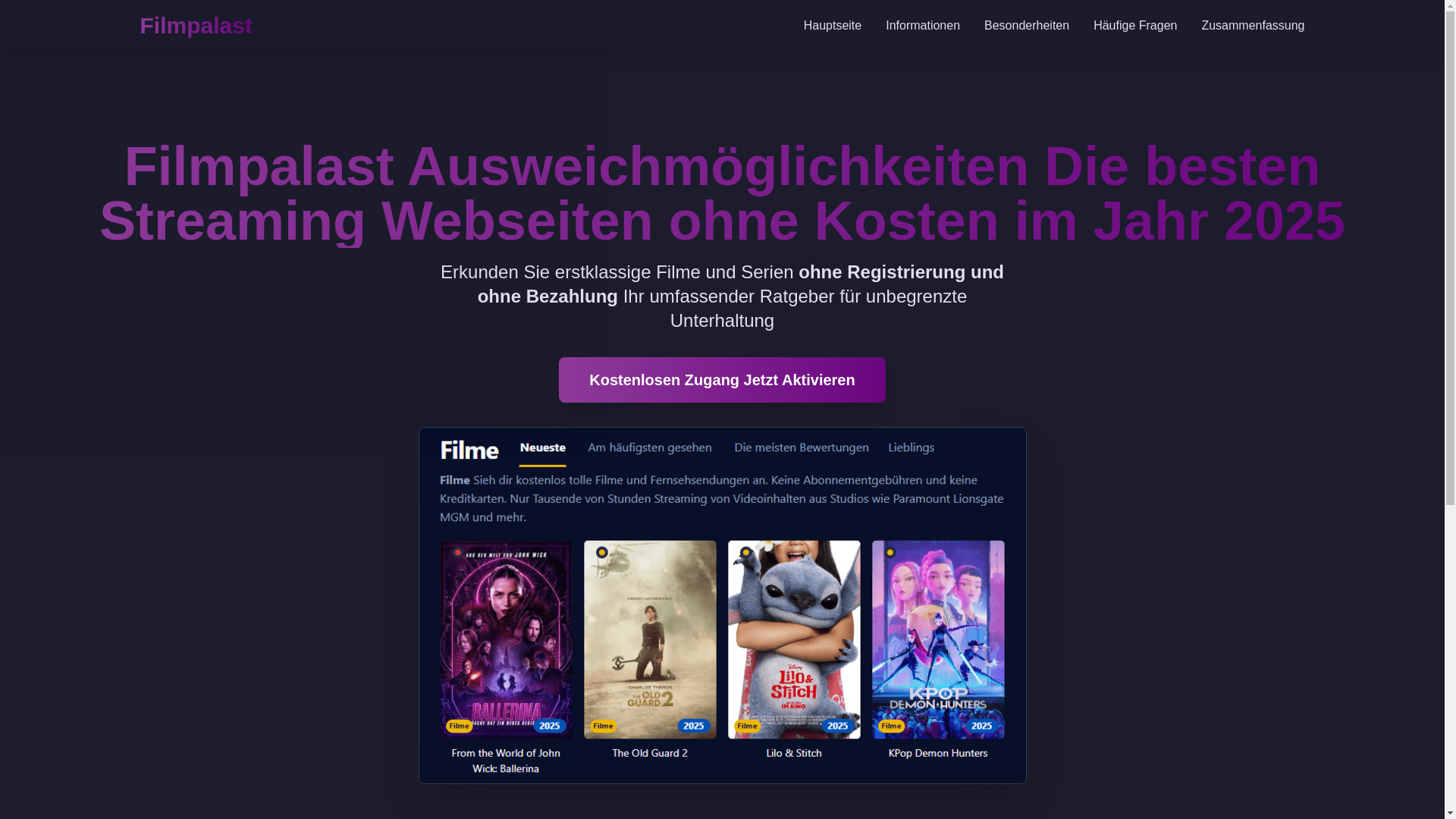 website screenshot of https://filmpalast-x9vc.pages.dev/