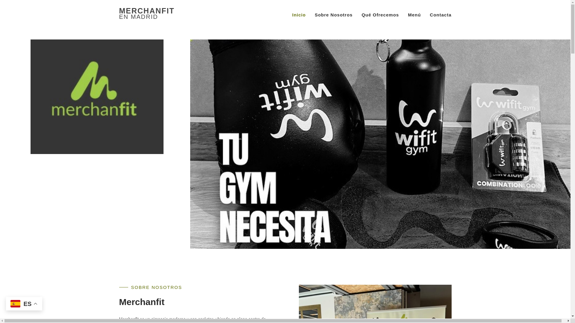 website screenshot of https://tiendamerchanfit.com/