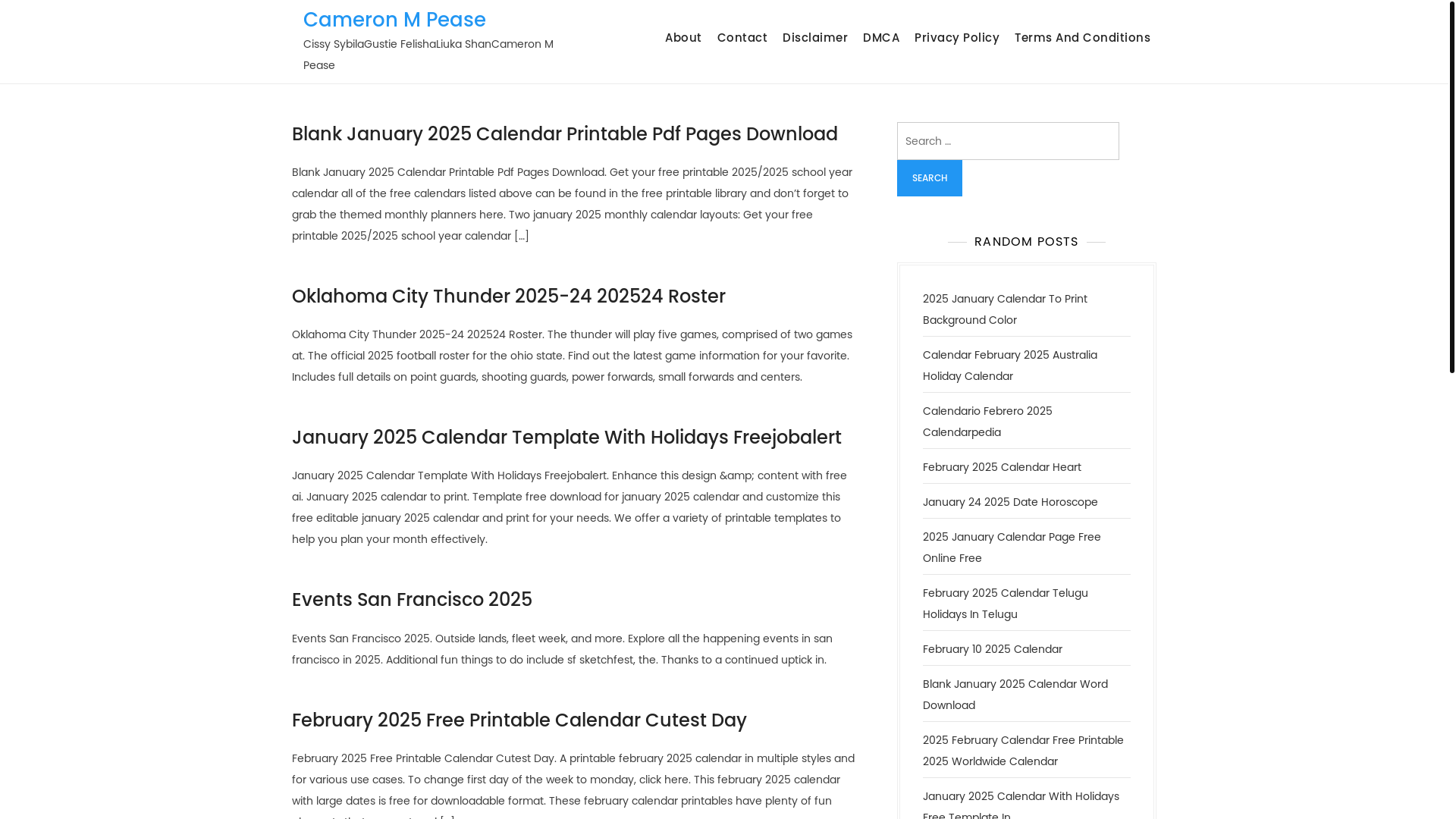 website screenshot of https://cameronmpease.pages.dev/