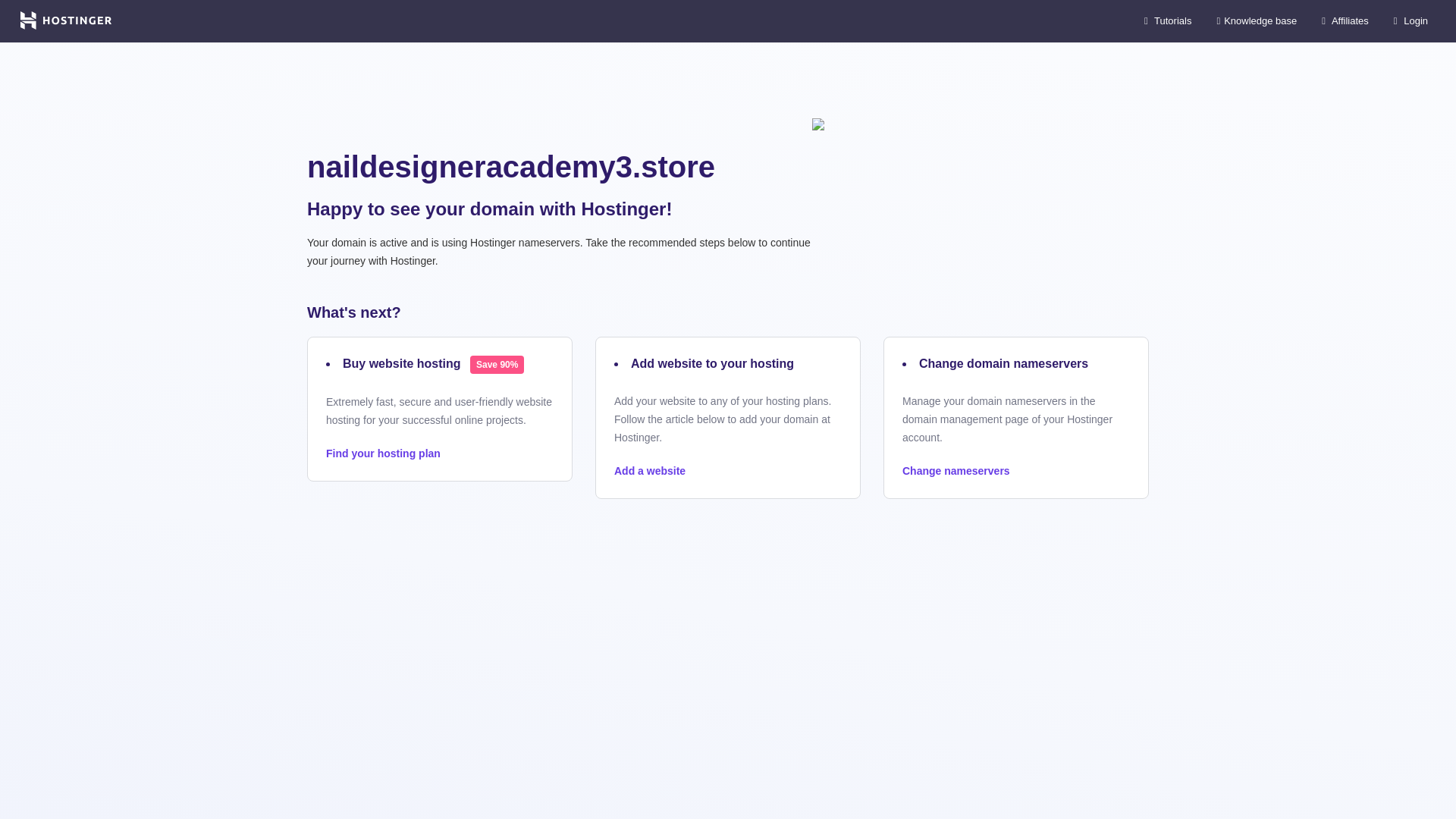 website screenshot of https://naildesigneracademy3.store/