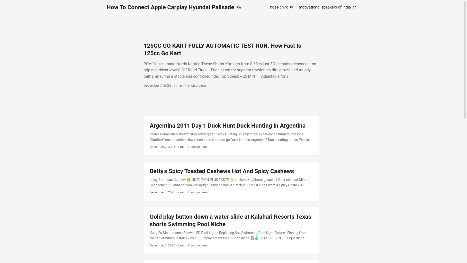 website screenshot of https://howtoconnectapplecarplayhyundaipalisade.pages.dev/