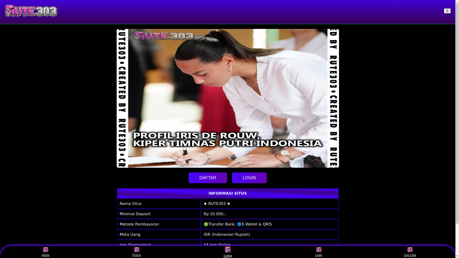 website screenshot of https://bolarute303.pages.dev/