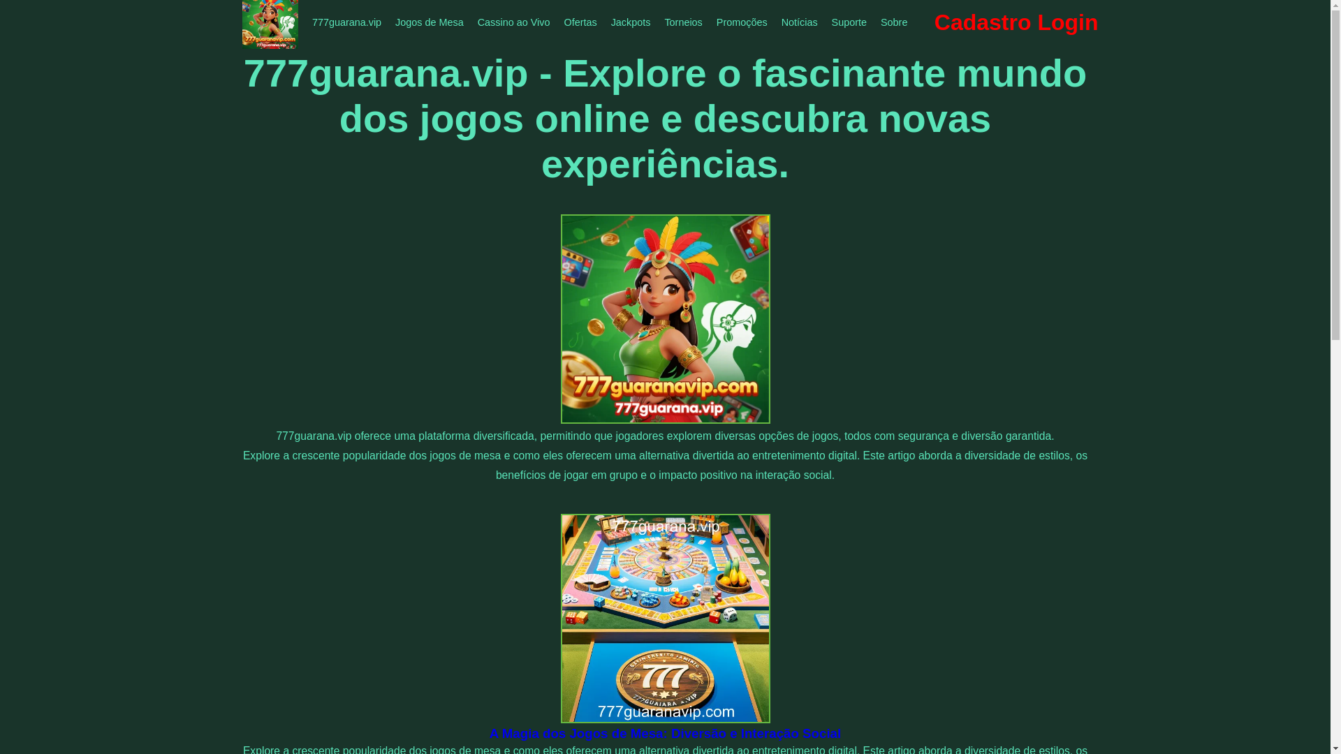 website screenshot of https://777guaranavip.com/