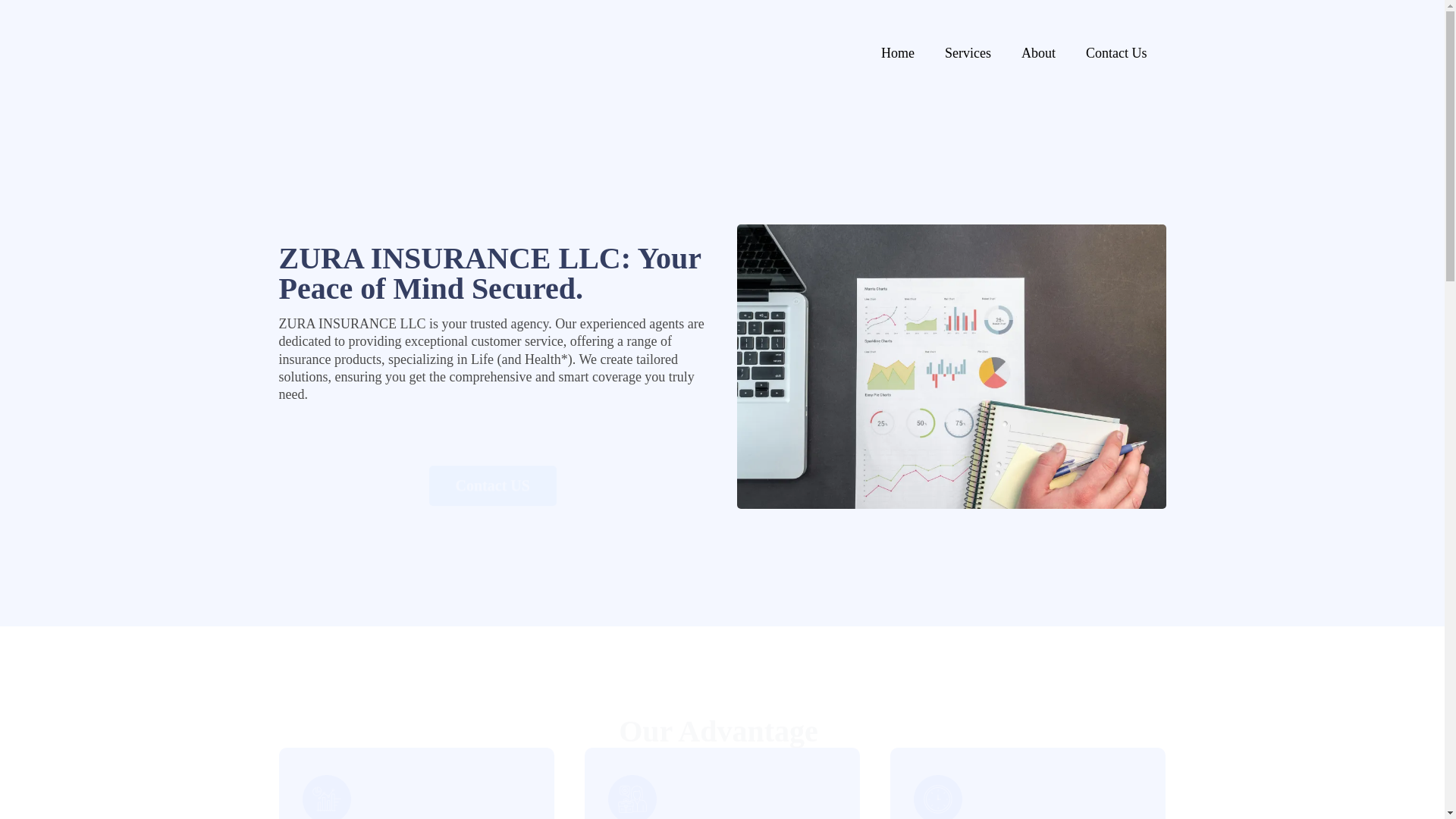 website screenshot of https://zura-insurance.com/