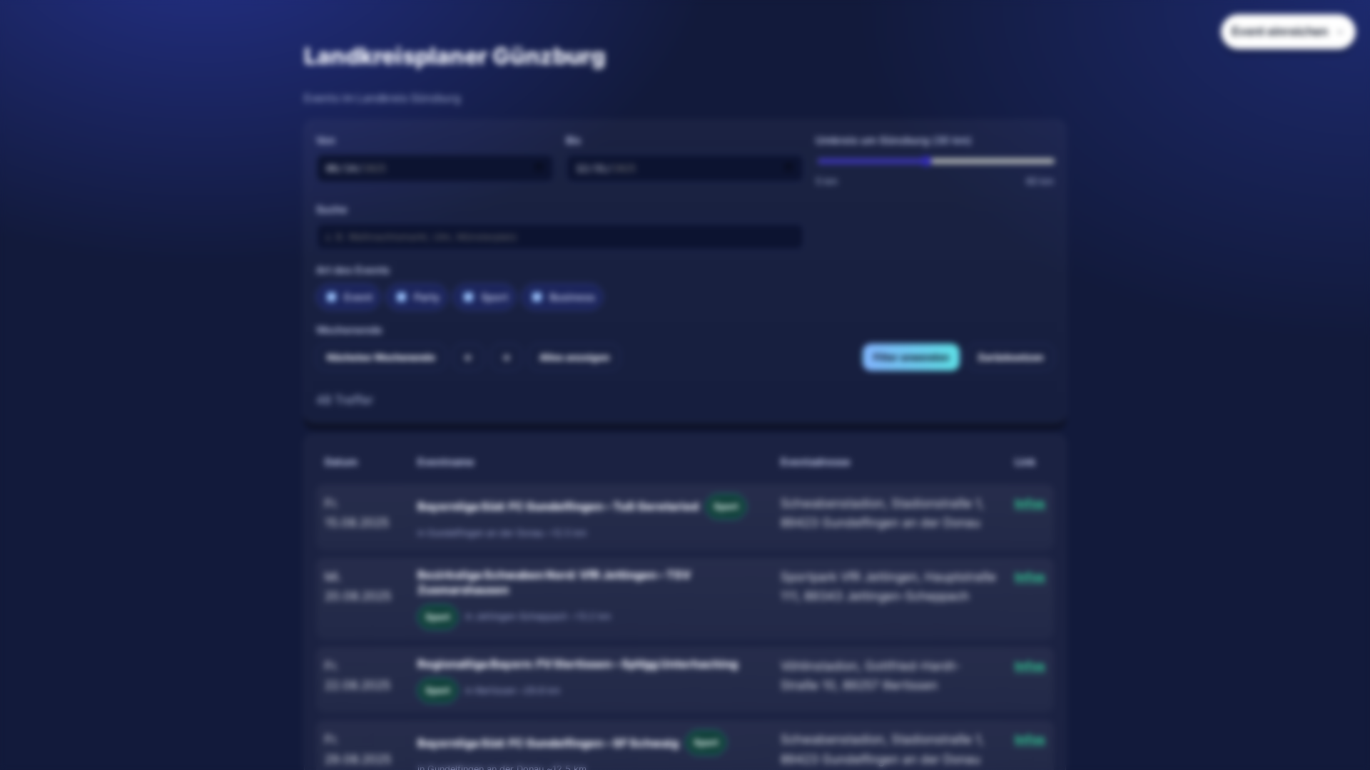 website screenshot of https://landkreisplaner.de/