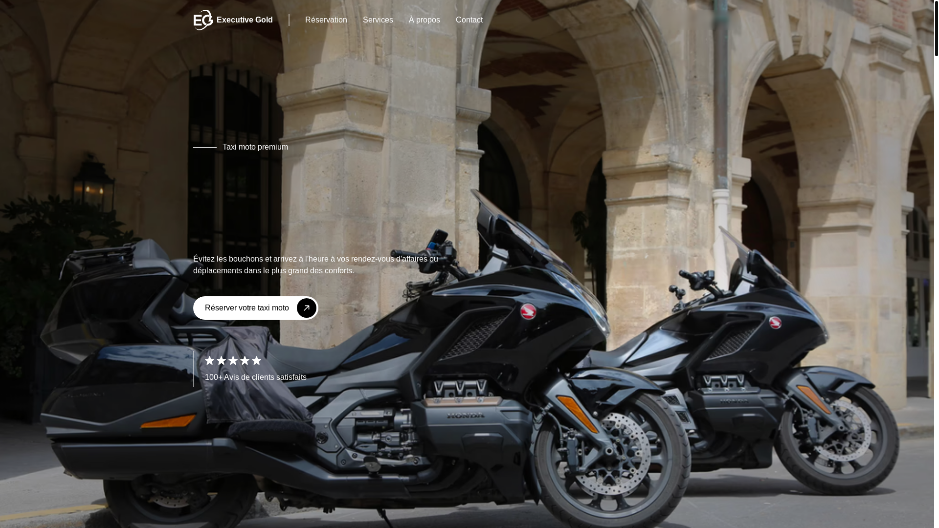 website screenshot of https://executive-gold.fr/