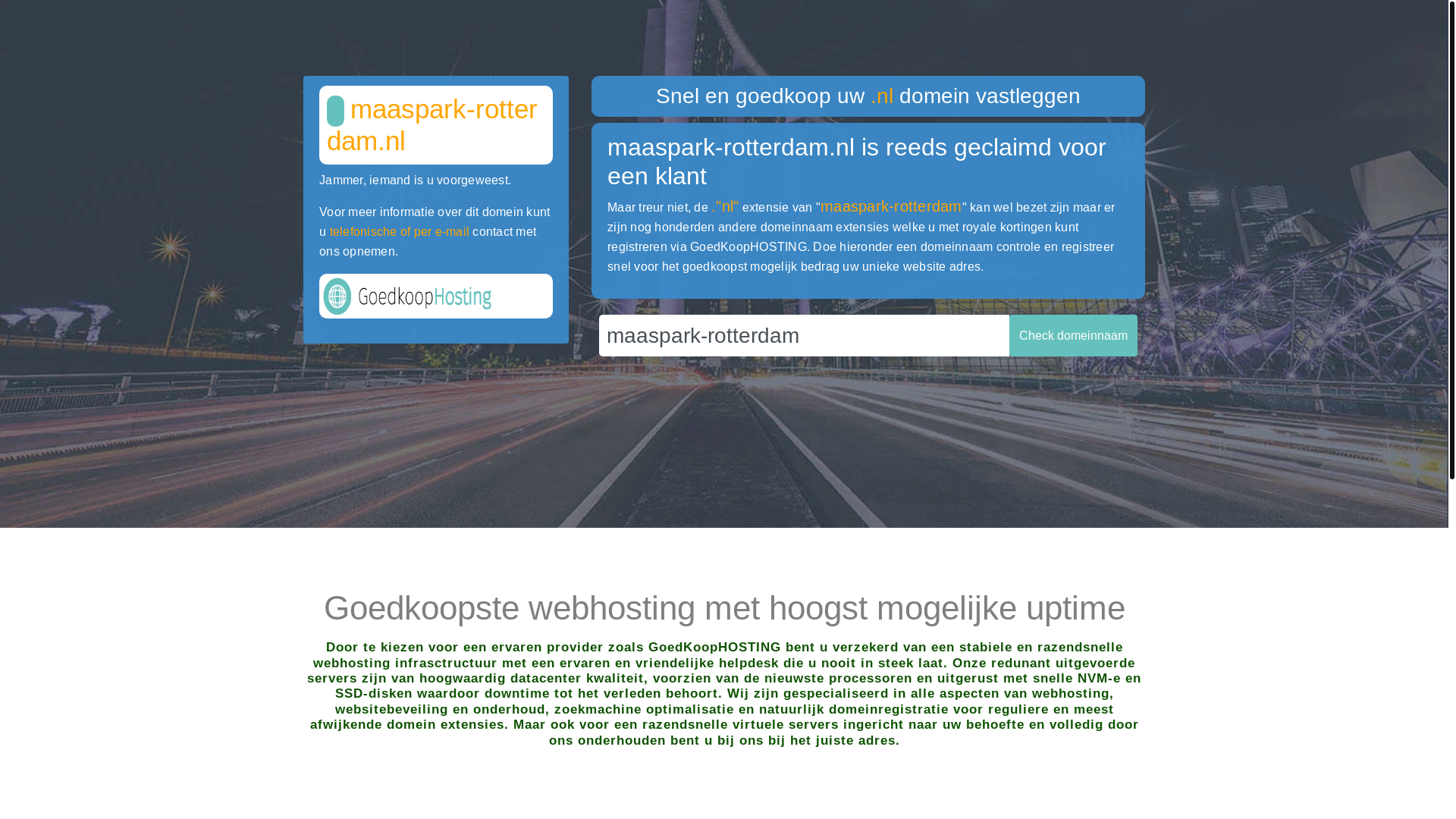 website screenshot of https://maaspark-rotterdam.nl/