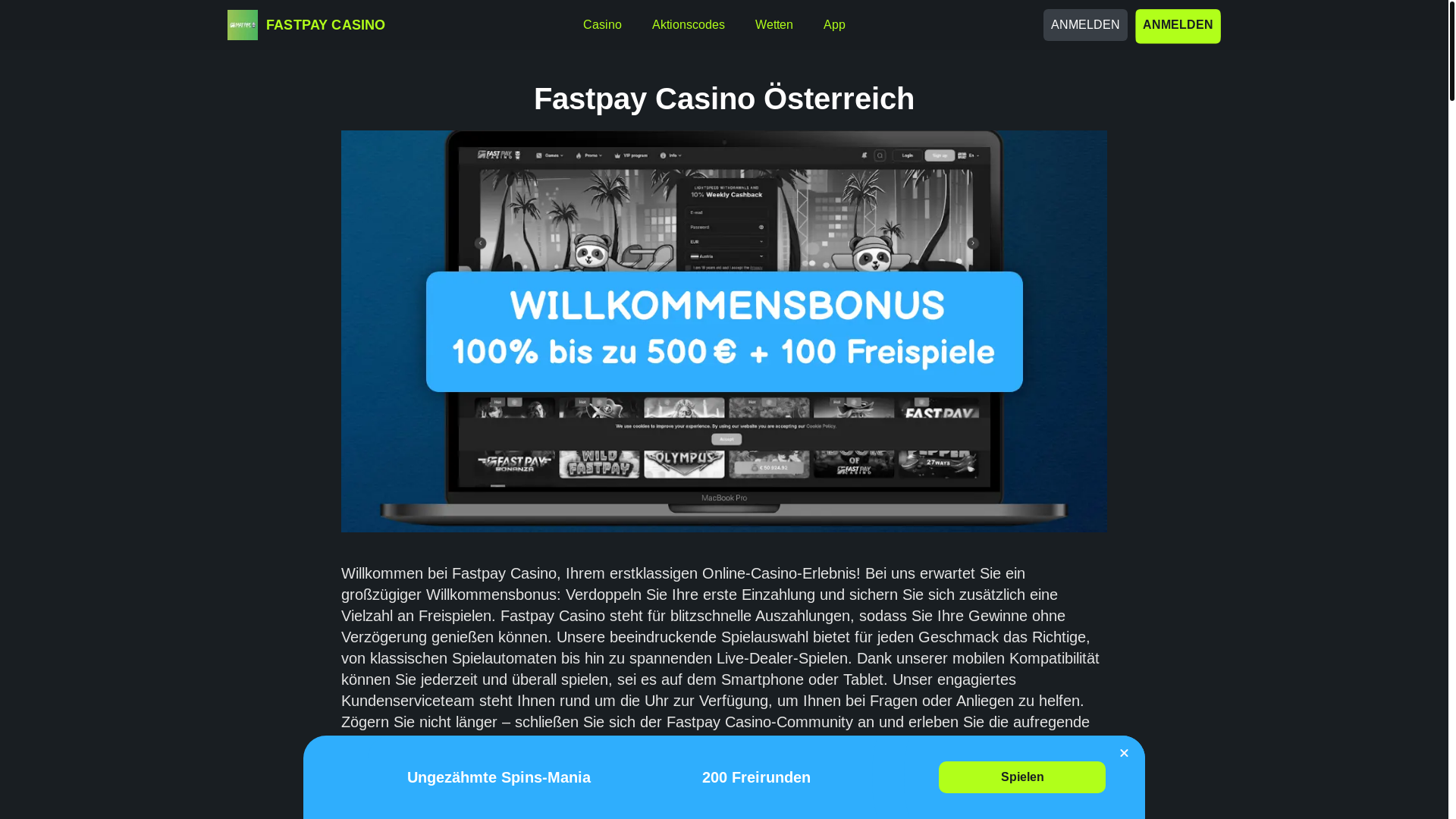 website screenshot of https://casino-fastpay-net.pages.dev/