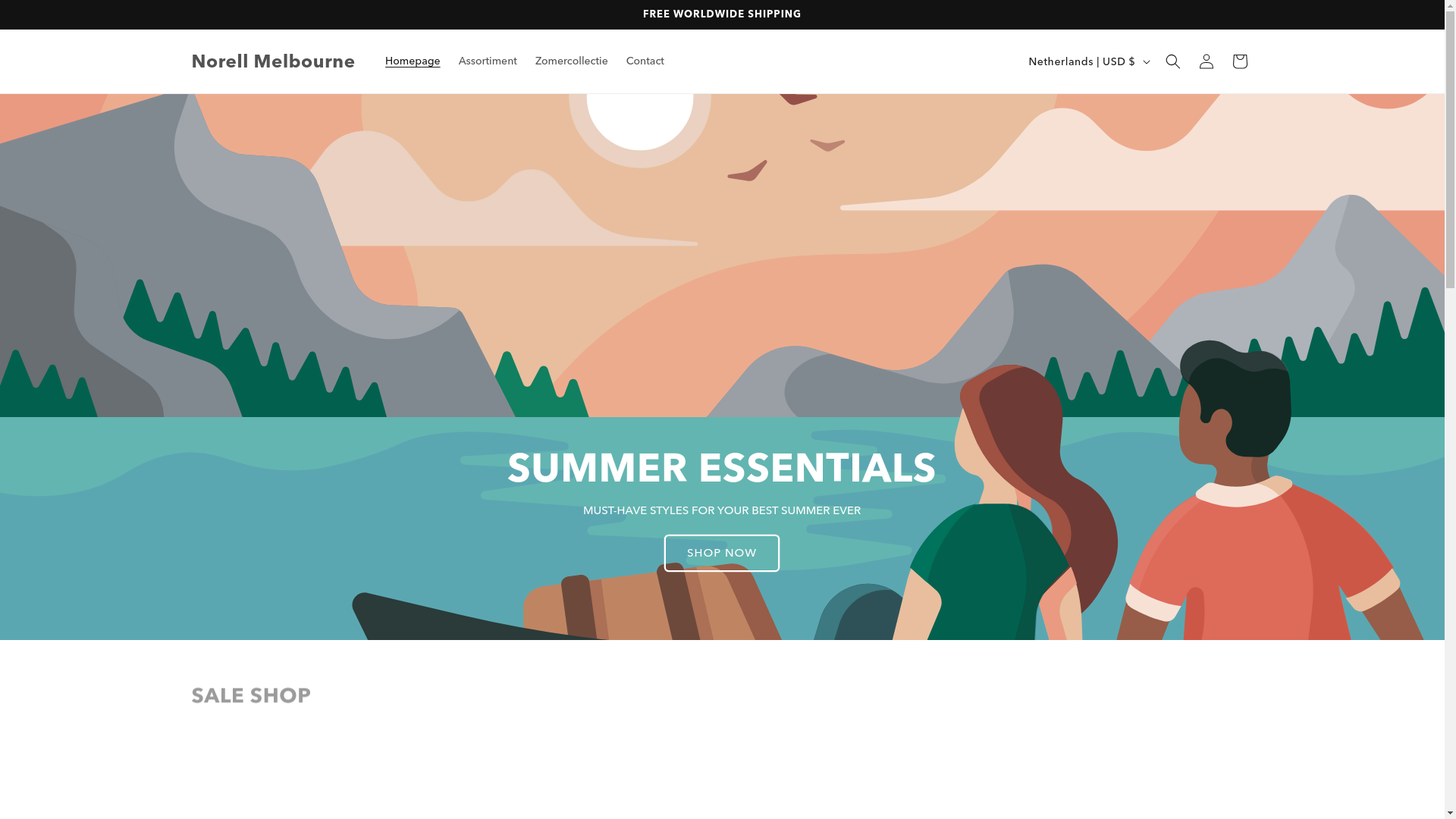 website screenshot of https://norellmelbourne.com/