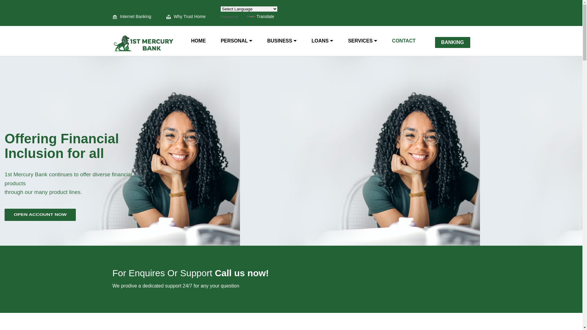 website screenshot of https://1stmercuryba.com/