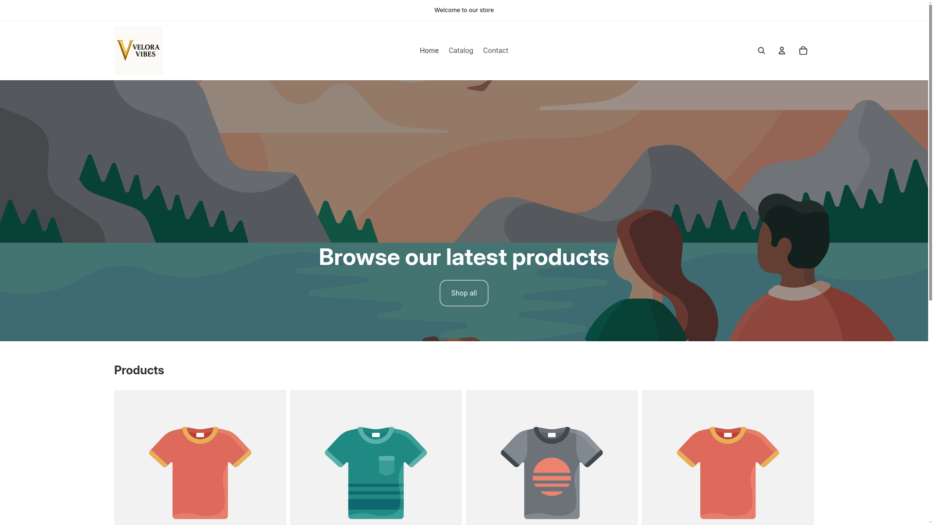 website screenshot of https://veloravibes.co.in/