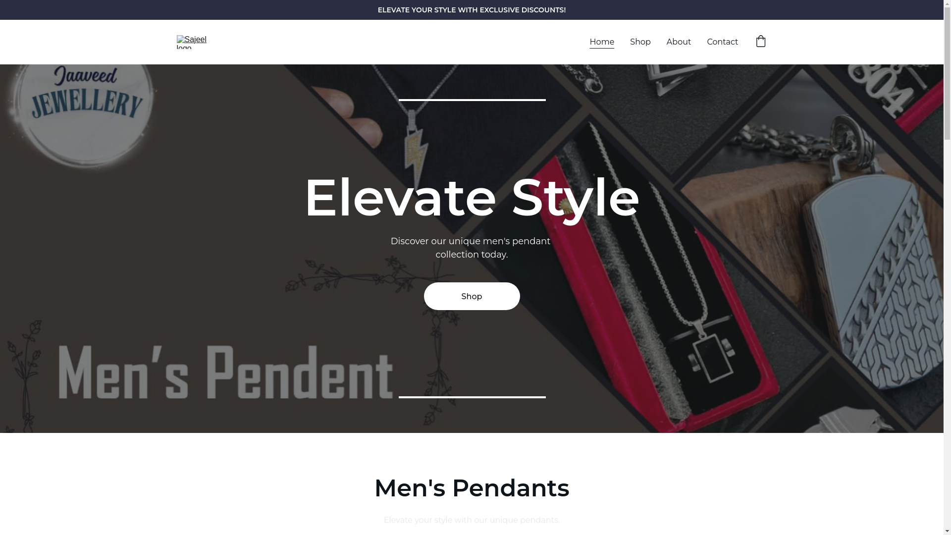 website screenshot of https://jaaveedjewellery.store/