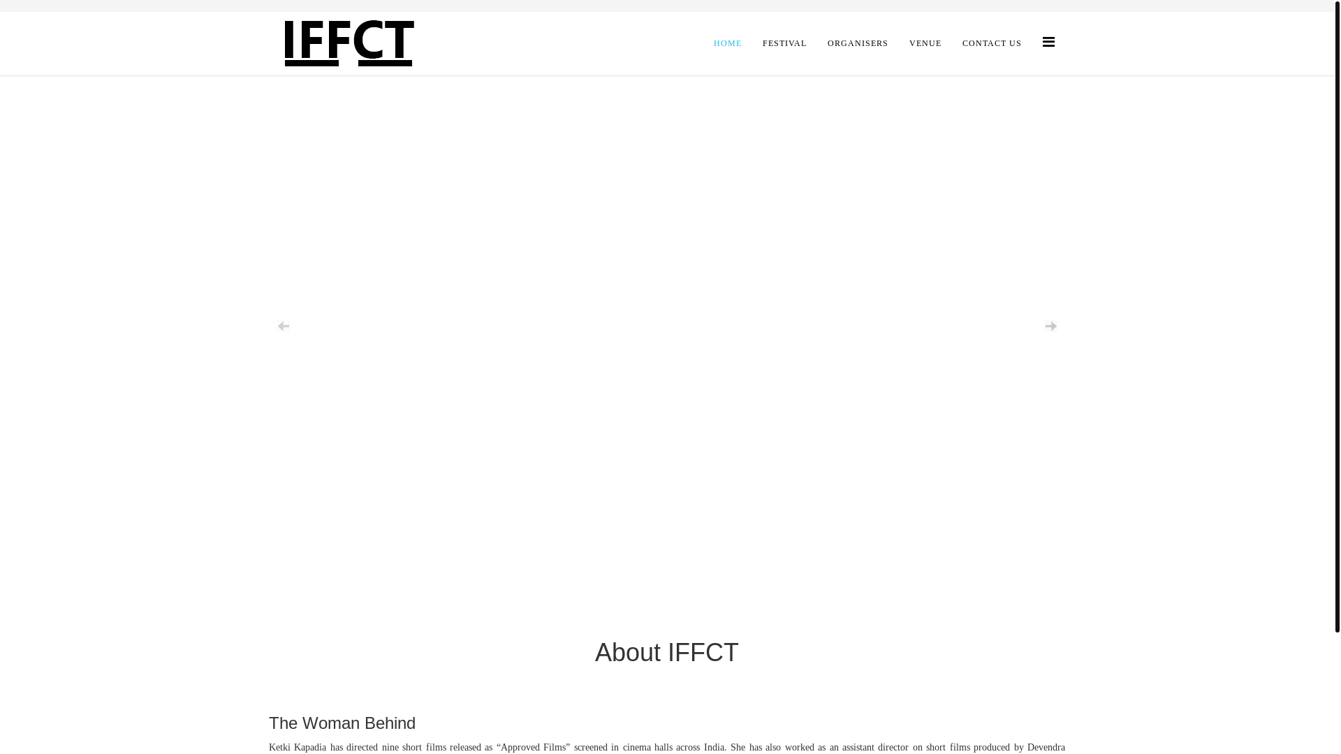 website screenshot of https://iffct.in/