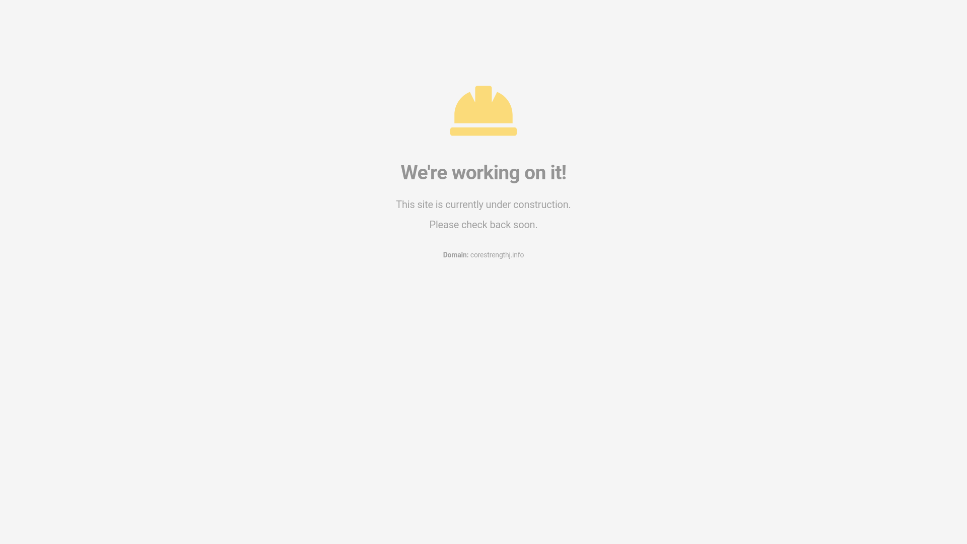 website screenshot of https://corestrengthj.info/
