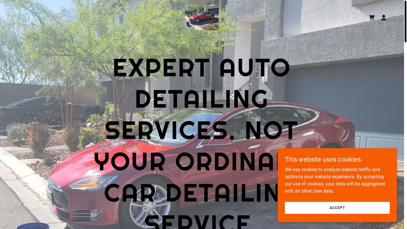 website screenshot of https://redlight-detailing.co/
