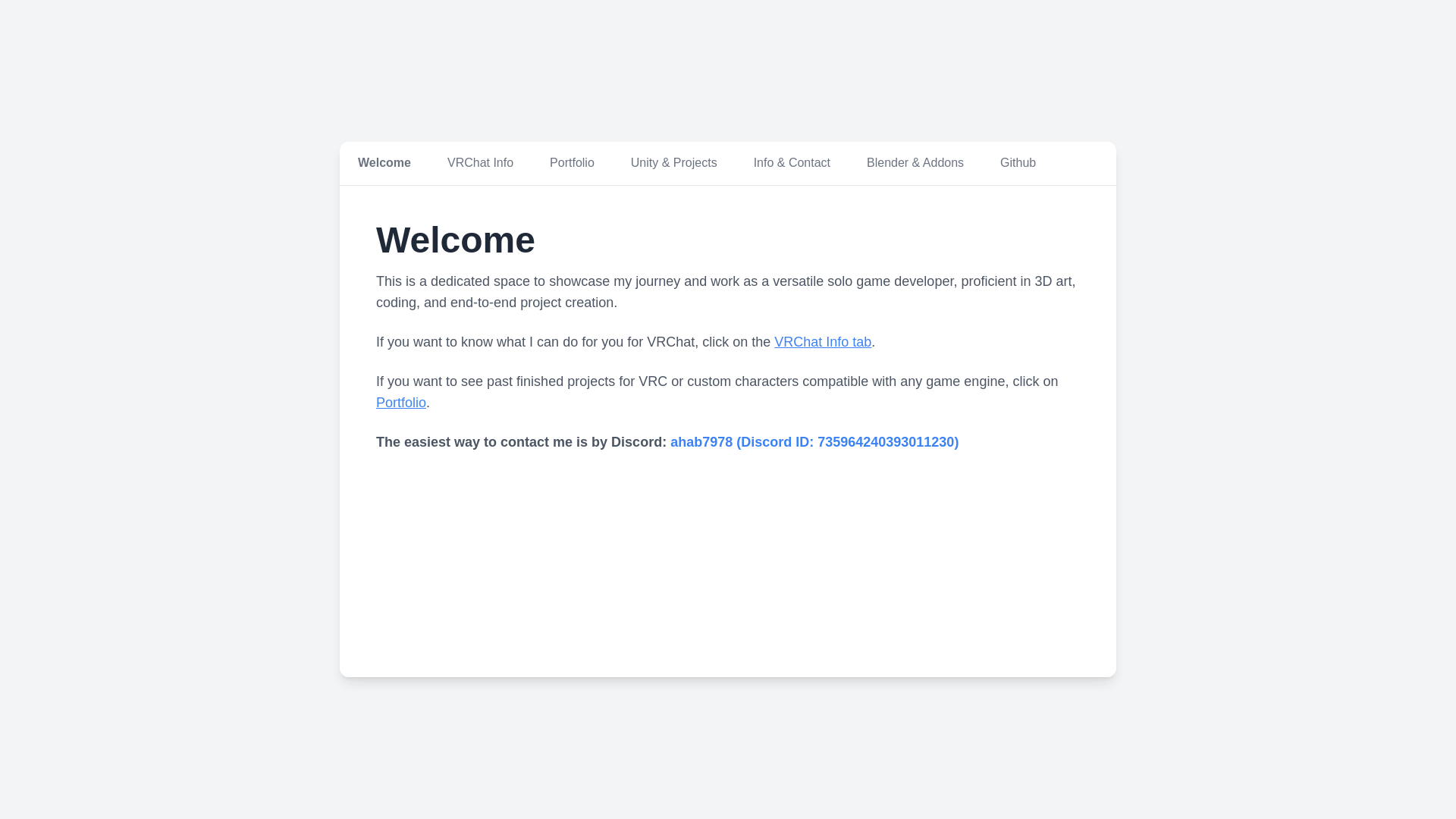 website screenshot of https://ahabdev.net/