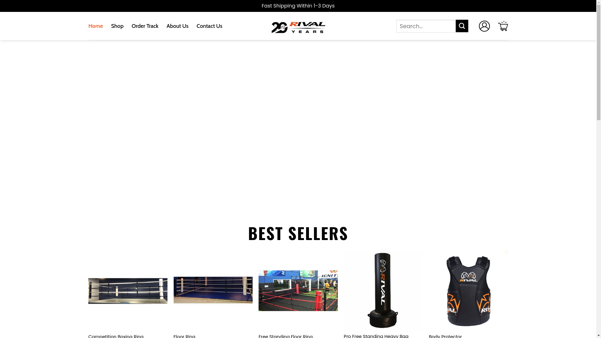 website screenshot of https://myrivalboxing.shop/