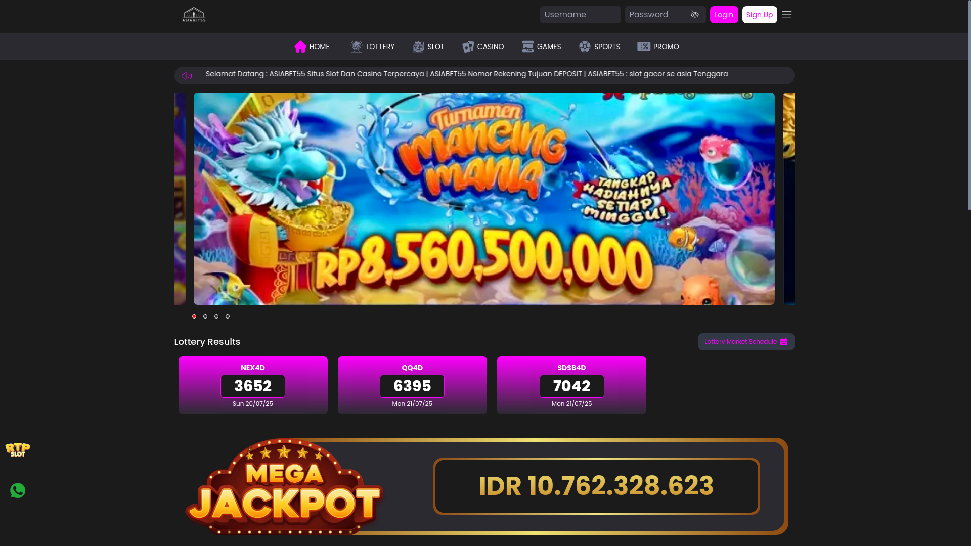 website screenshot of https://mutiara178.biz.id/
