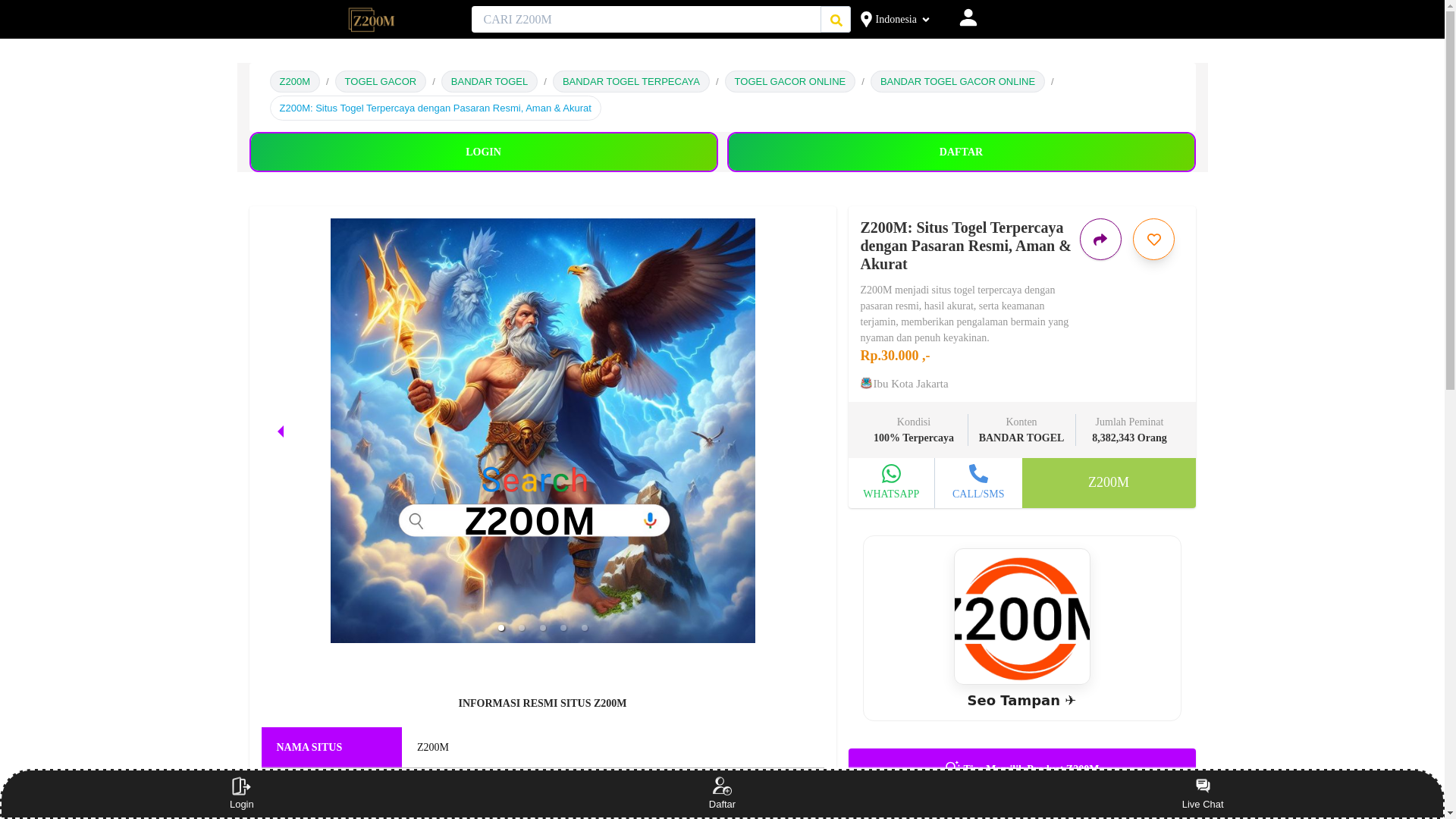 website screenshot of https://korantoto.me/