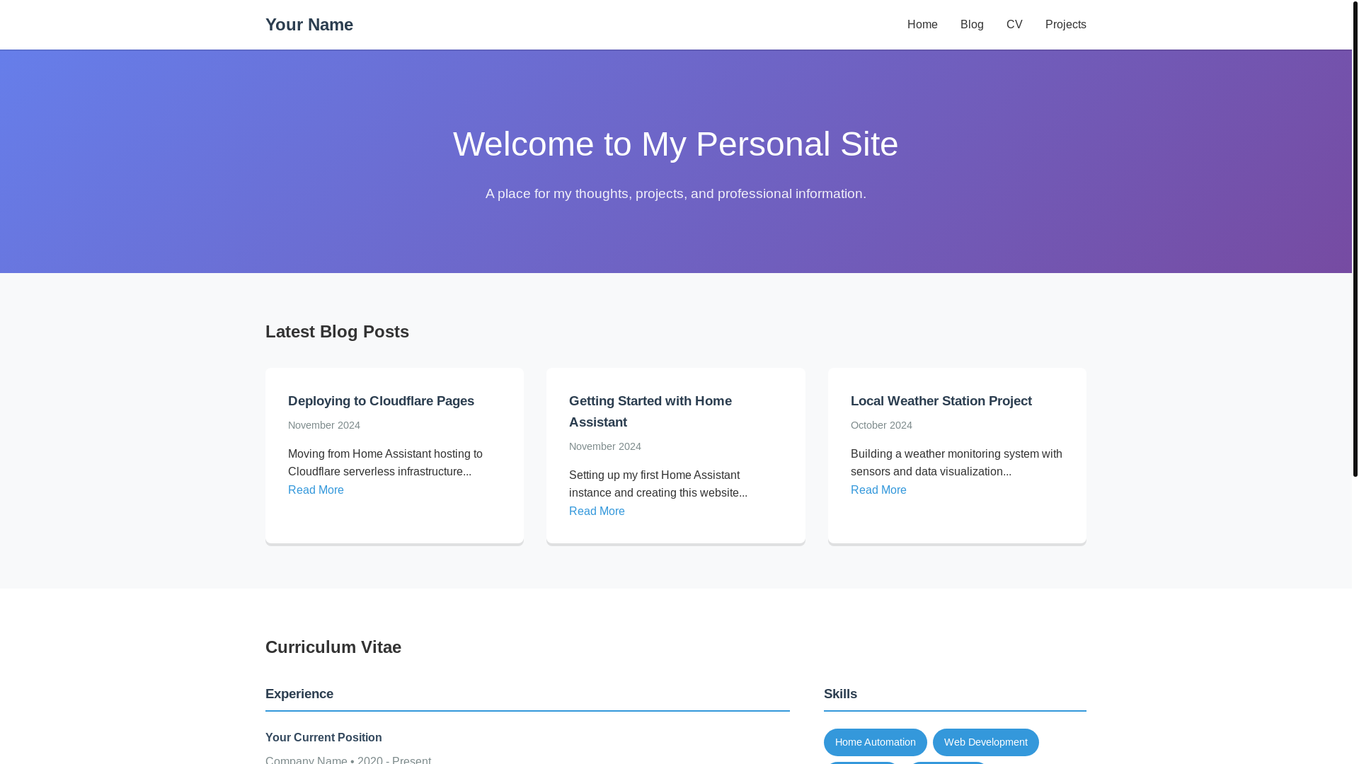 website screenshot of https://static-site-trial.pages.dev/