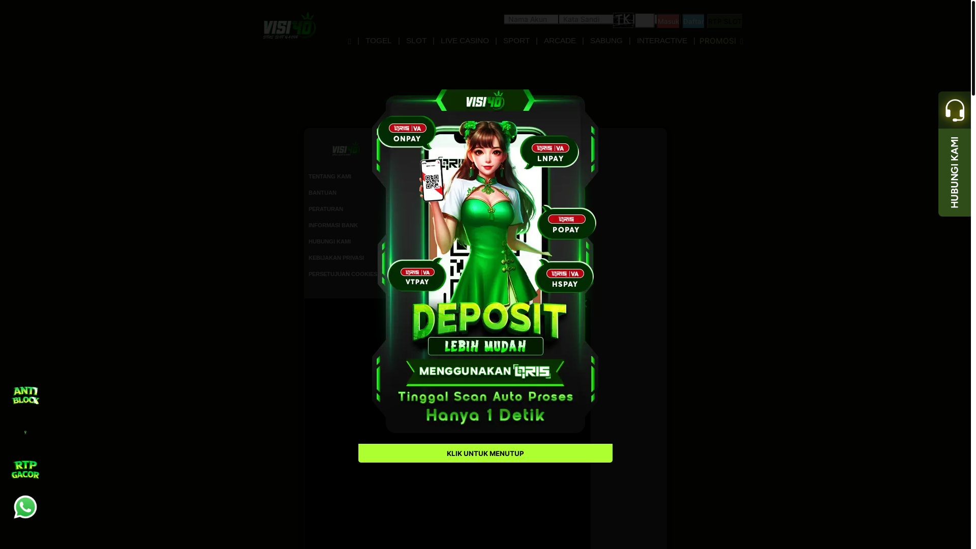 website screenshot of https://visi4dman.com/
