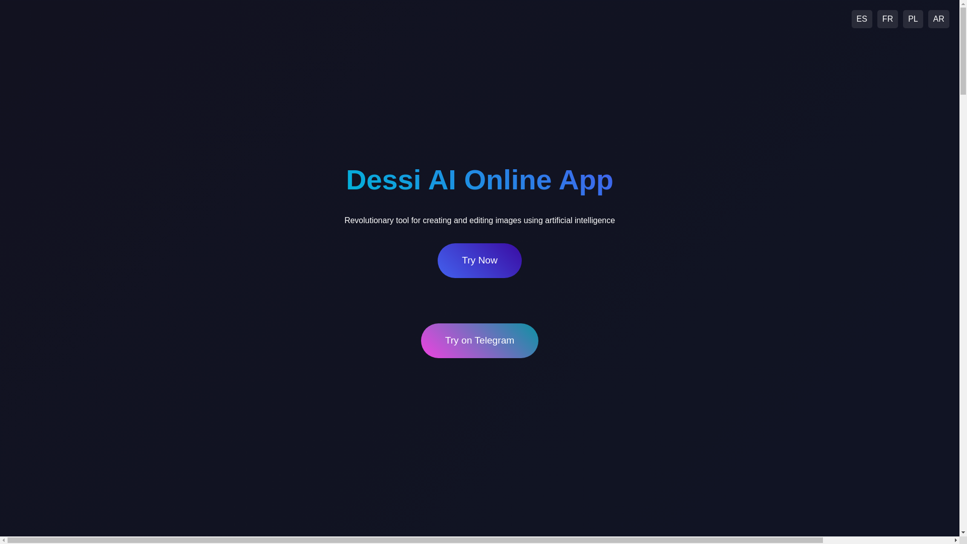 website screenshot of https://dessi.online/