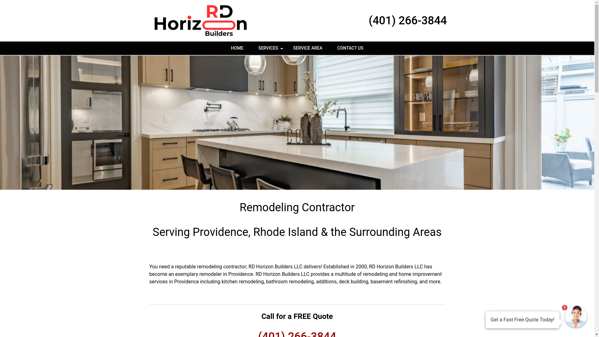 website screenshot of https://rdhorizonbuilders-ri.com/