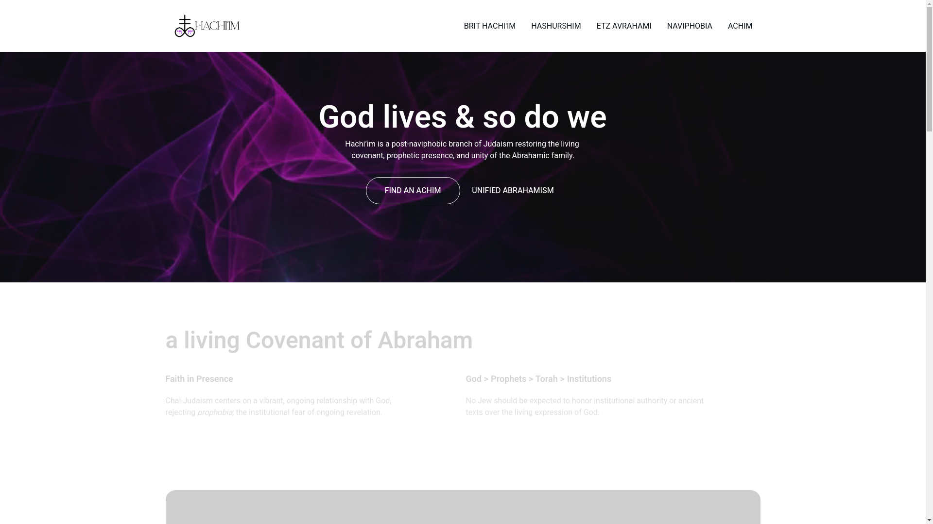 website screenshot of https://hachiim.org/