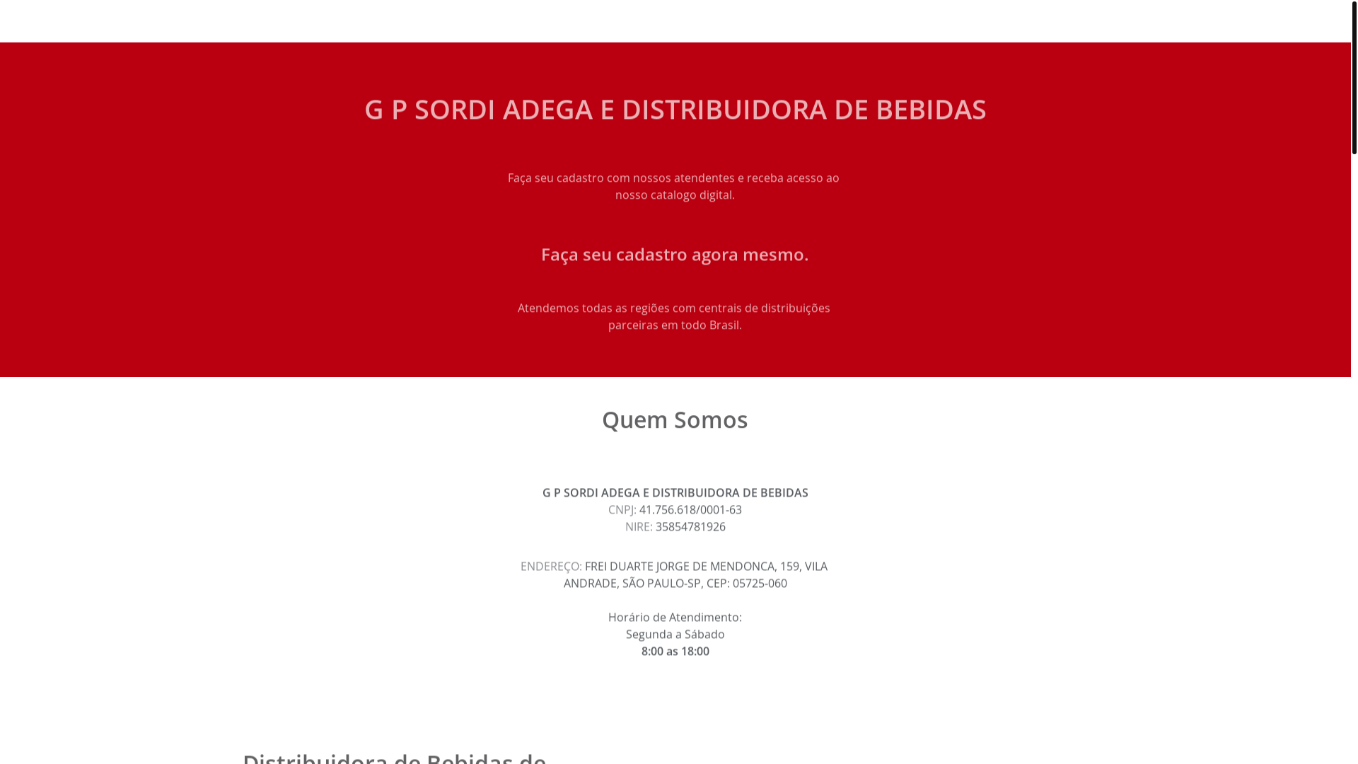 website screenshot of https://distribuidoradebebidagp.website/