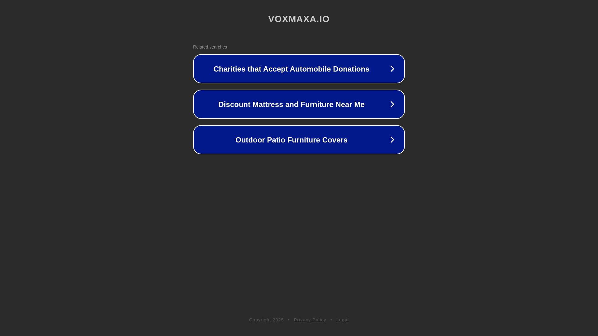 website screenshot of https://voxmaxa.io/