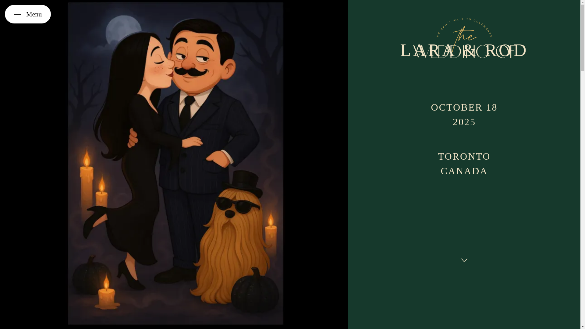 website screenshot of https://rodandlara.com/